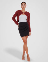 Minxy Fluffy Knit Bolero