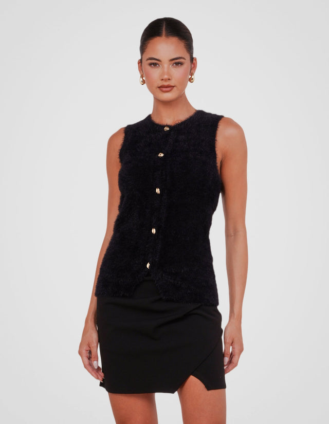 Fifi Fuzzy Vest Top