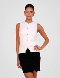 Fifi Fuzzy Vest Top