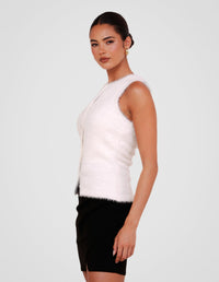 Fifi Fuzzy Vest Top