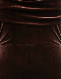 Berlin Cowl Neck Velvet Gown