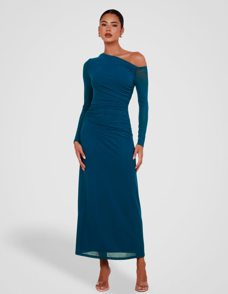 Heidi Asymmetric Maxi Dress