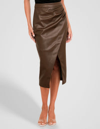 Sarai Vegan Leather Skirt