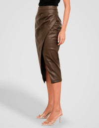 Sarai Vegan Leather Skirt