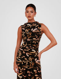 Hayman Gathered Maxi Dress
