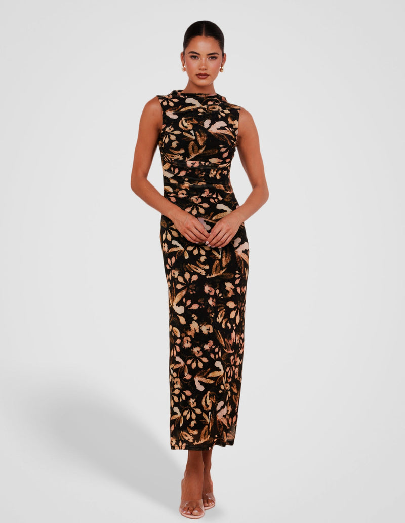 Hayman Gathered Maxi Dress