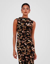 Hayman Gathered Maxi Dress