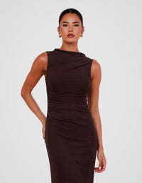 Inara Gathered Maxi Dress