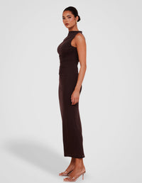 Inara Gathered Maxi Dress