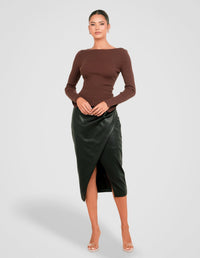 Ivanna Long Sleeve Knit Top