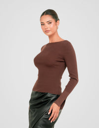 Ivanna Long Sleeve Knit Top