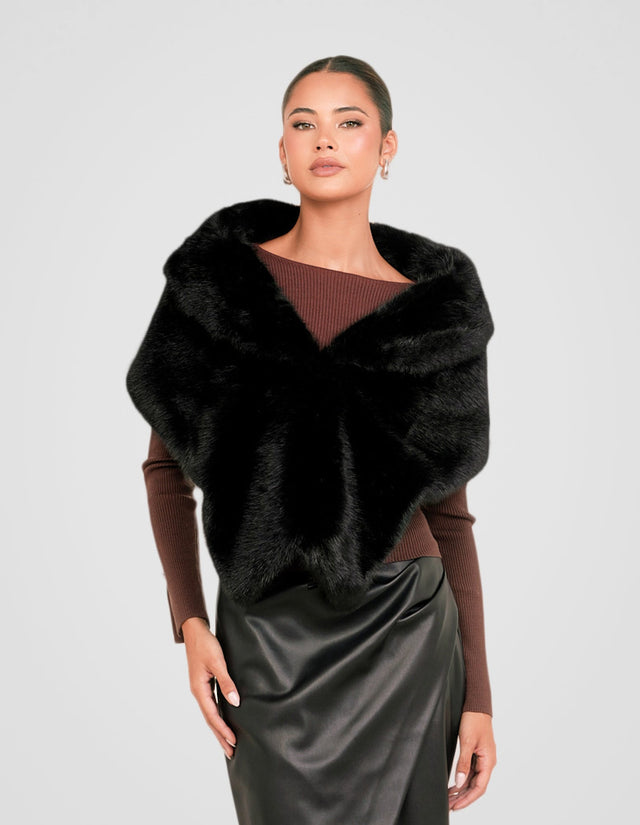Blakely Faux Fur Stole