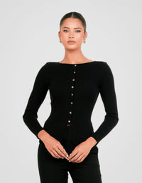 Jolene Split Front Knit Top