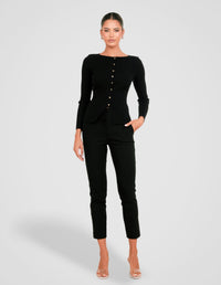 Jolene Split Front Knit Top