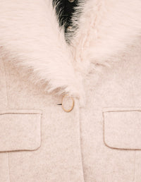 Olsen Fur Collar Coat