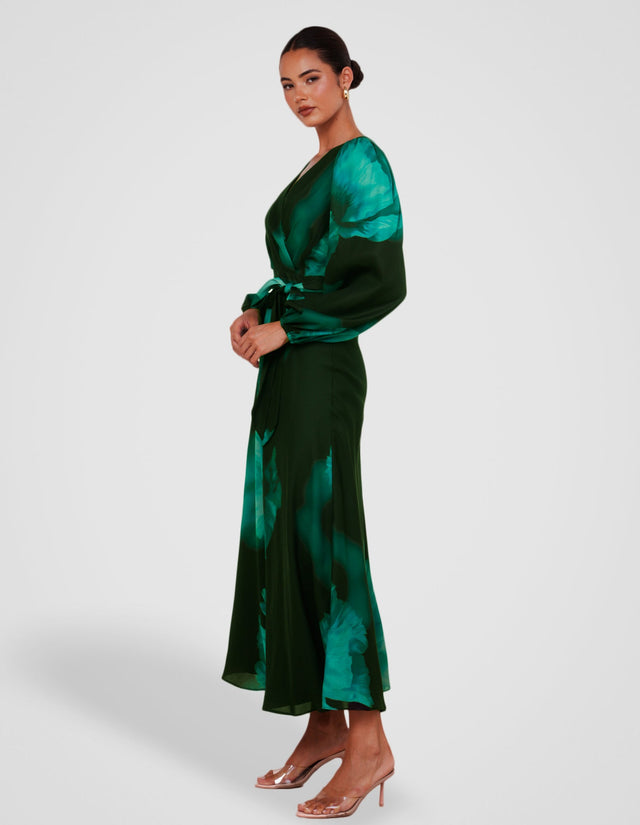 Lucille V-neck Maxi Dress