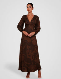 Coco Wrap Front Maxi Dress
