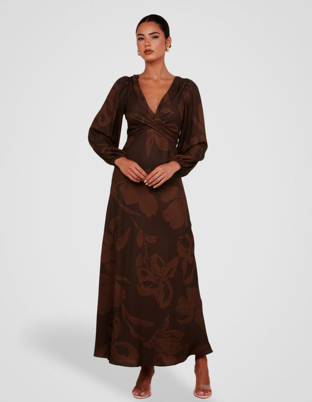 Coco Wrap Front Maxi Dress
