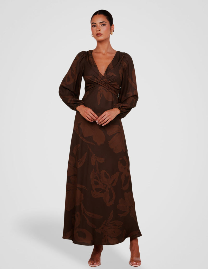 Coco Wrap Front Maxi Dress