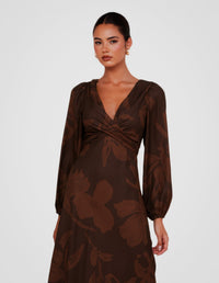 Coco Wrap Front Maxi Dress