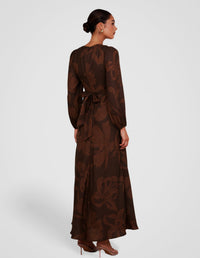 Coco Wrap Front Maxi Dress
