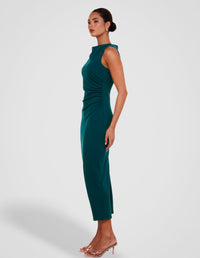 Windsor High Neck Midi Dress