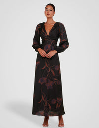 Cher Wrap Front Maxi Dress