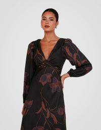 Cher Wrap Front Maxi Dress