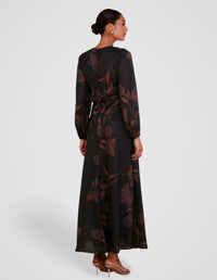 Cher Wrap Front Maxi Dress