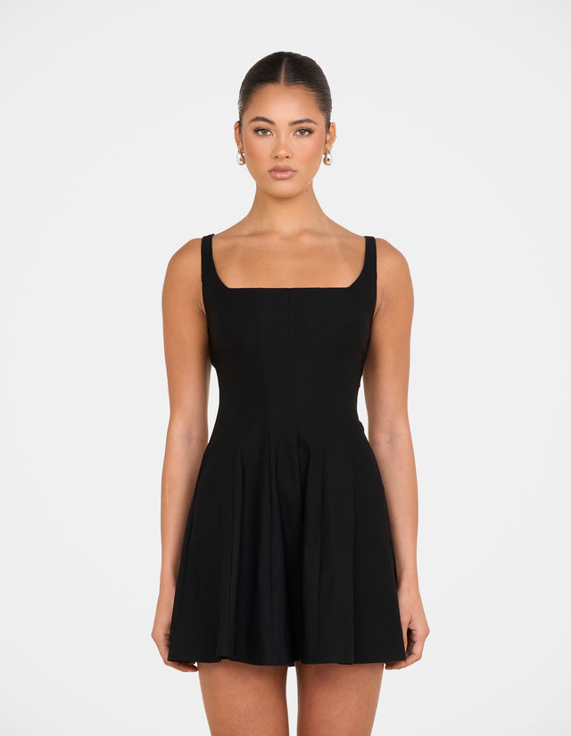 Simone Square Neck Mini Dress
