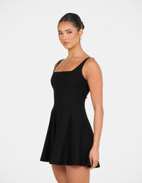 Simone Square Neck Mini Dress