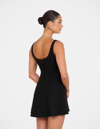 Simone Square Neck Mini Dress