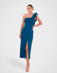 Sadie One Shoulder Midi Dress