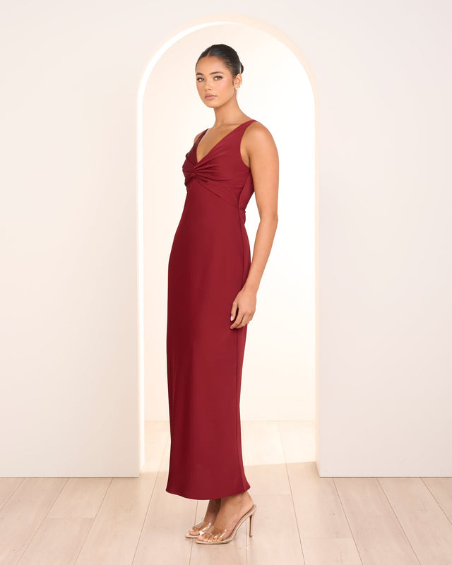 Ora Twist Front Maxi Dress