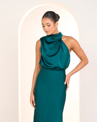 Otillie High Neck Gown