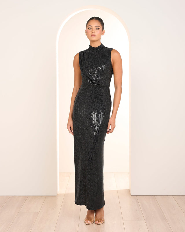Cordelia High Neck Gown