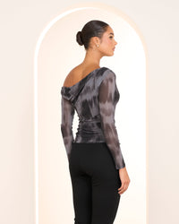 Cassie Asymmetric Neck Top