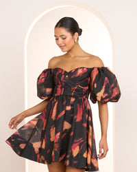 Bettie Puff Sleeve Mini Dress