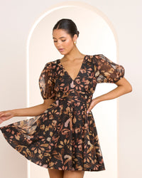 Vida Puff Sleeve Mini Dress