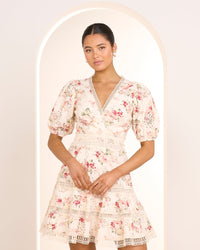 Havanna Puff Sleeve Mini Dress