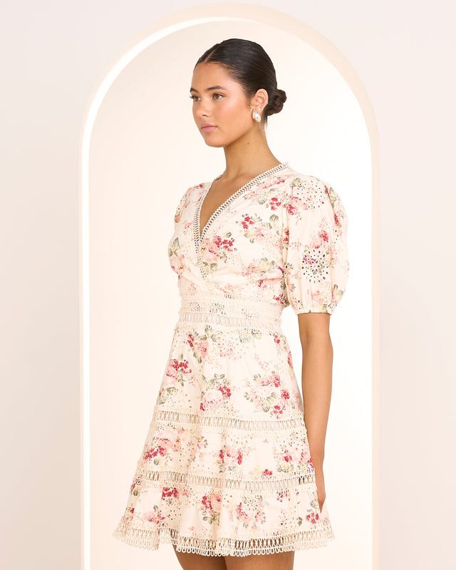 Havanna Puff Sleeve Mini Dress