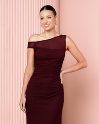 Yanet One Shoulder Maxi Dress