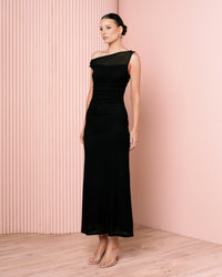 Yanet One Shoulder Maxi Dress