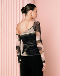 Faun Off Shoulder Mesh Top