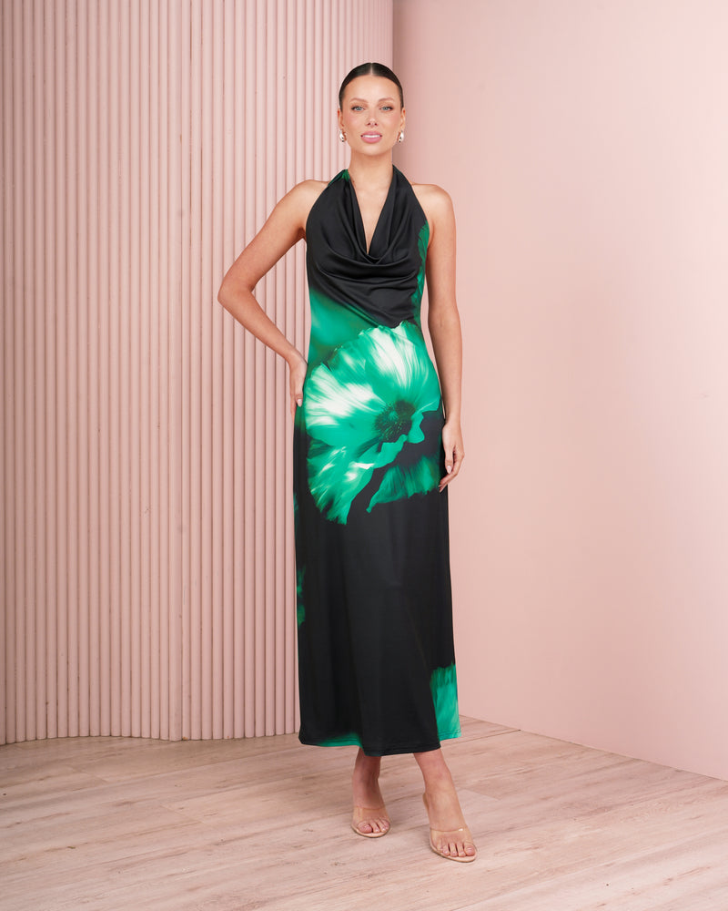 Isabella Halter Neck Gown