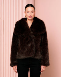 Xoese Faux Fur Jacket