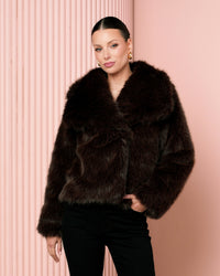Xoese Faux Fur Jacket