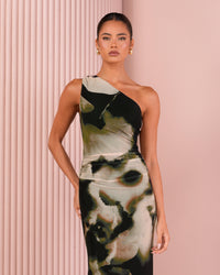 Olwin One Shoulder Maxi Dress