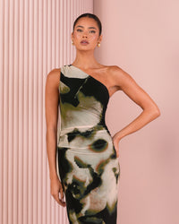 Olwin One Shoulder Maxi Dress