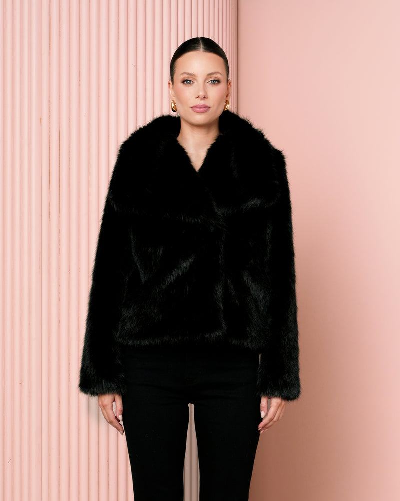 Xoese Faux Fur Jacket